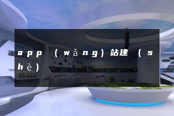 app網(wǎng)站建設(shè)