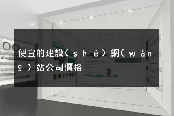 便宜的建設(shè)網(wǎng)站公司價格