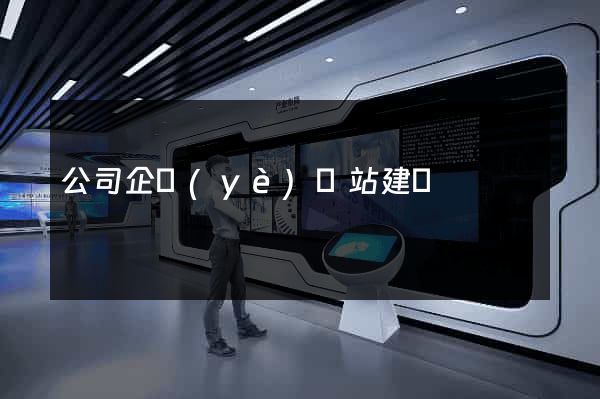 公司企業(yè)網站建設