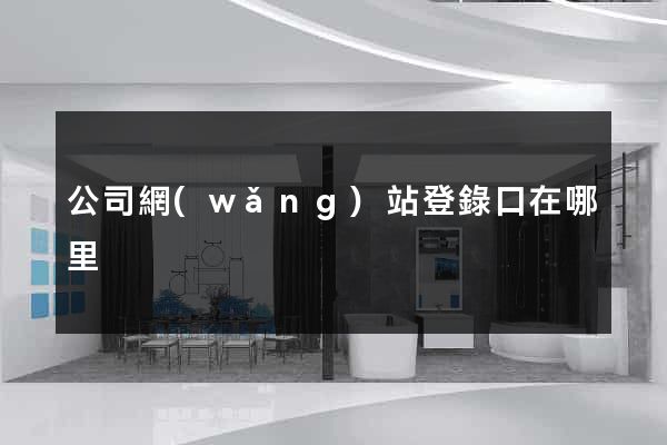 公司網(wǎng)站登錄口在哪里