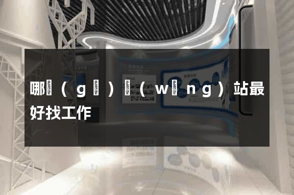 哪個(gè)網(wǎng)站最好找工作