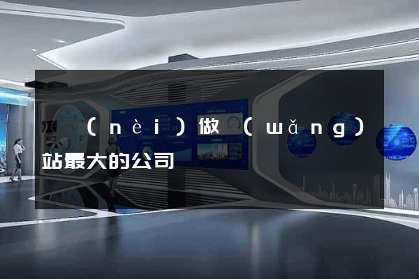 國內(nèi)做網(wǎng)站最大的公司