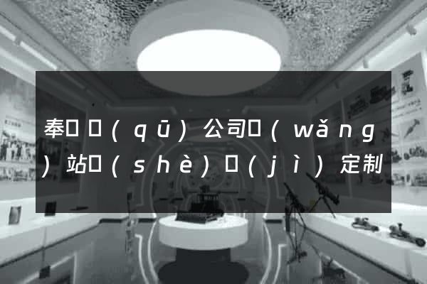 奉賢區(qū)公司網(wǎng)站設(shè)計(jì)定制