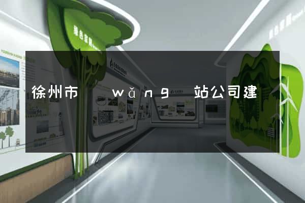 徐州市網(wǎng)站公司建設