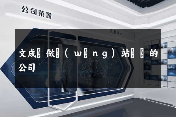 文成縣做網(wǎng)站設計的公司