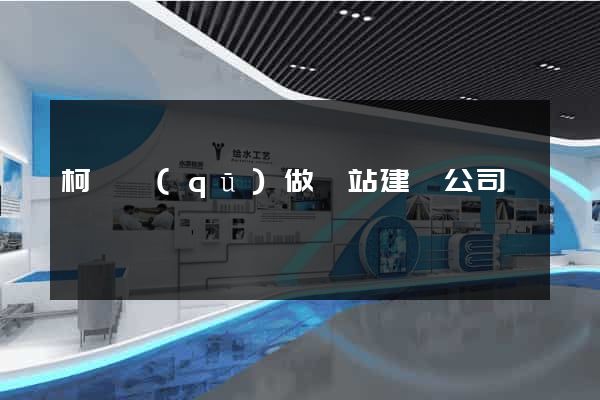柯橋區(qū)做網站建設公司