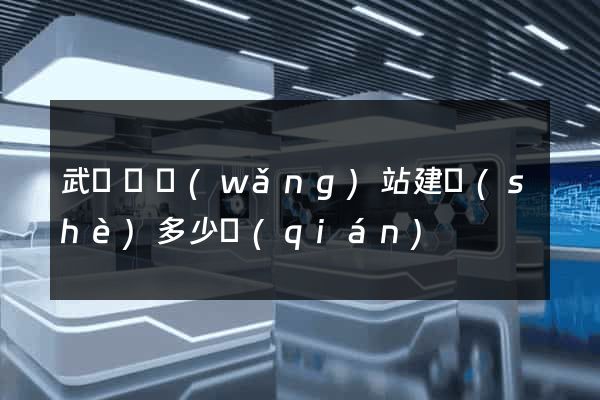 武義縣網(wǎng)站建設(shè)多少錢(qián)