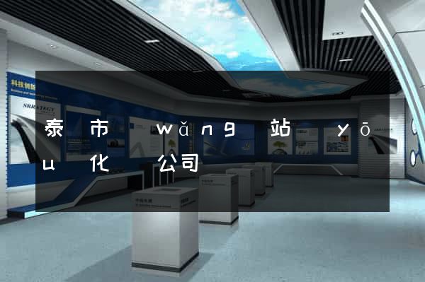 泰興市網(wǎng)站優(yōu)化設計公司