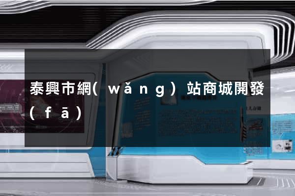 泰興市網(wǎng)站商城開發(fā)