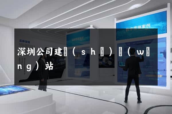 深圳公司建設(shè)網(wǎng)站