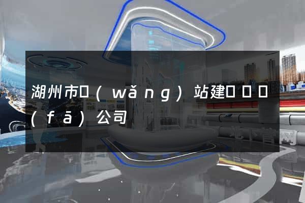 湖州市網(wǎng)站建設開發(fā)公司