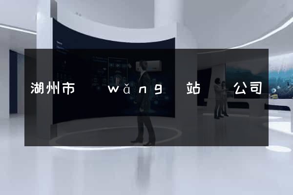 湖州市網(wǎng)站設計公司