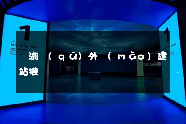 濱湖區(qū)外貿(mào)建站推廣