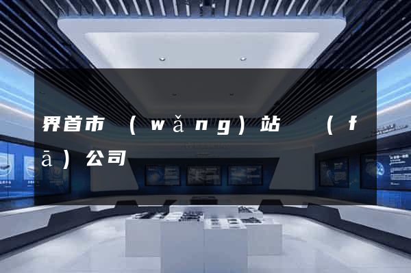 界首市網(wǎng)站開發(fā)公司