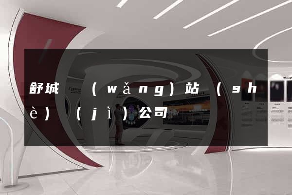 舒城縣網(wǎng)站設(shè)計(jì)公司