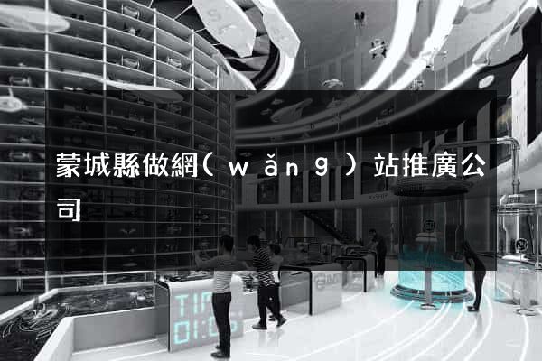 蒙城縣做網(wǎng)站推廣公司