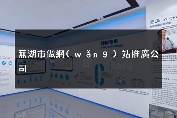 蕪湖市做網(wǎng)站推廣公司