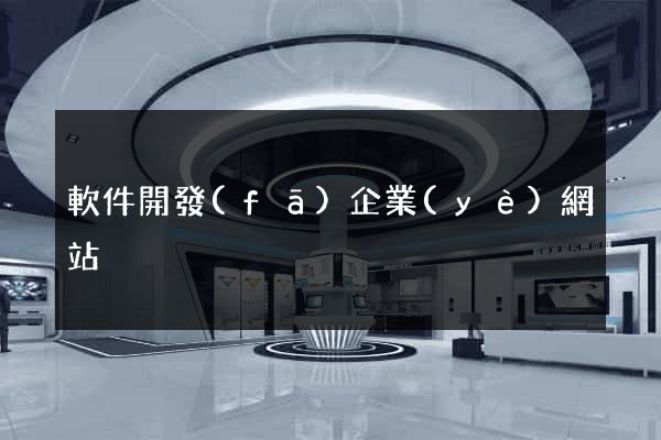軟件開發(fā)企業(yè)網站