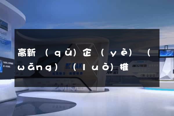 高新區(qū)企業(yè)網(wǎng)絡(luò)推廣