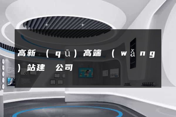 高新區(qū)高端網(wǎng)站建設公司